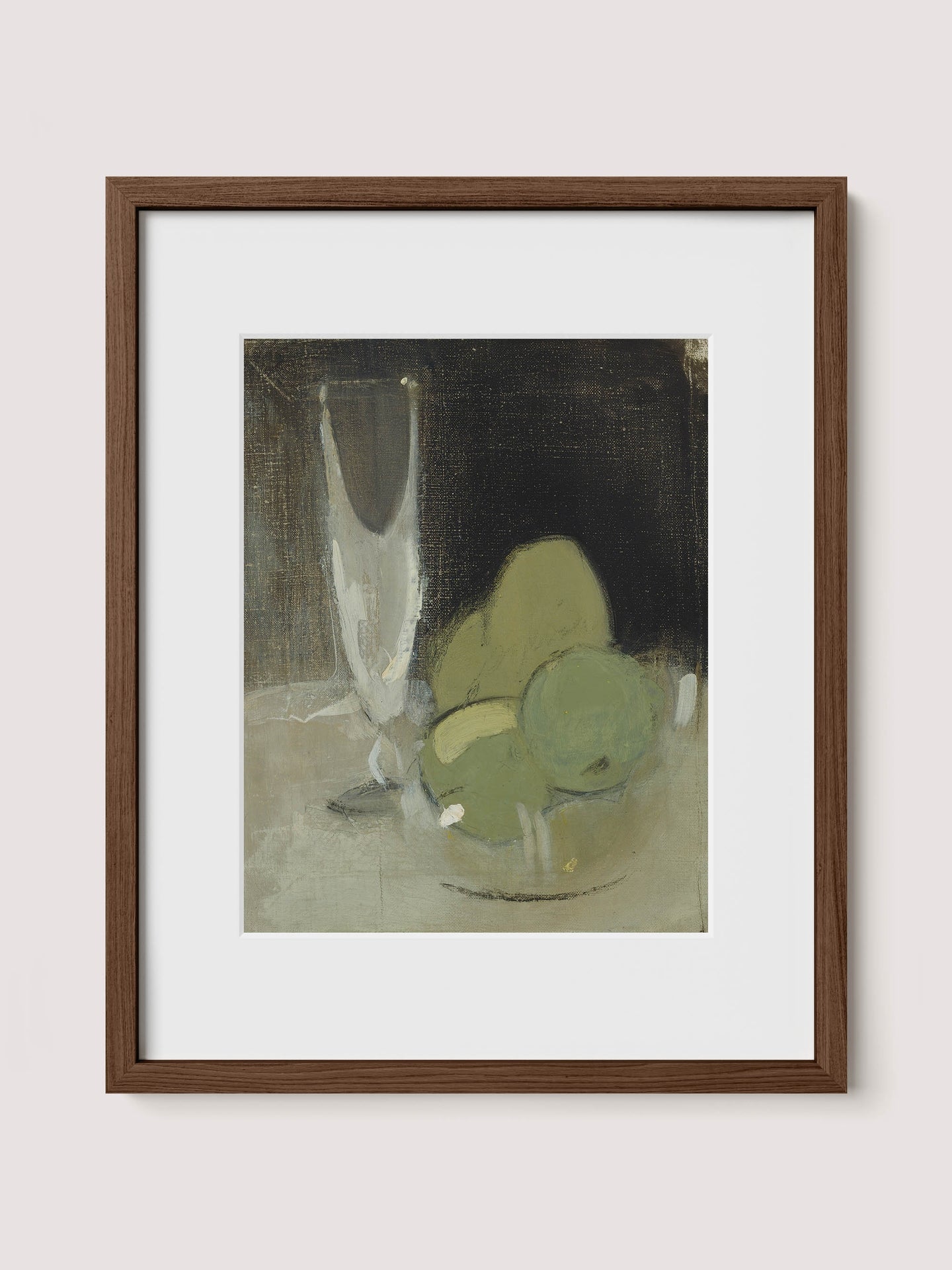 Green Apples And Champagne Glass
