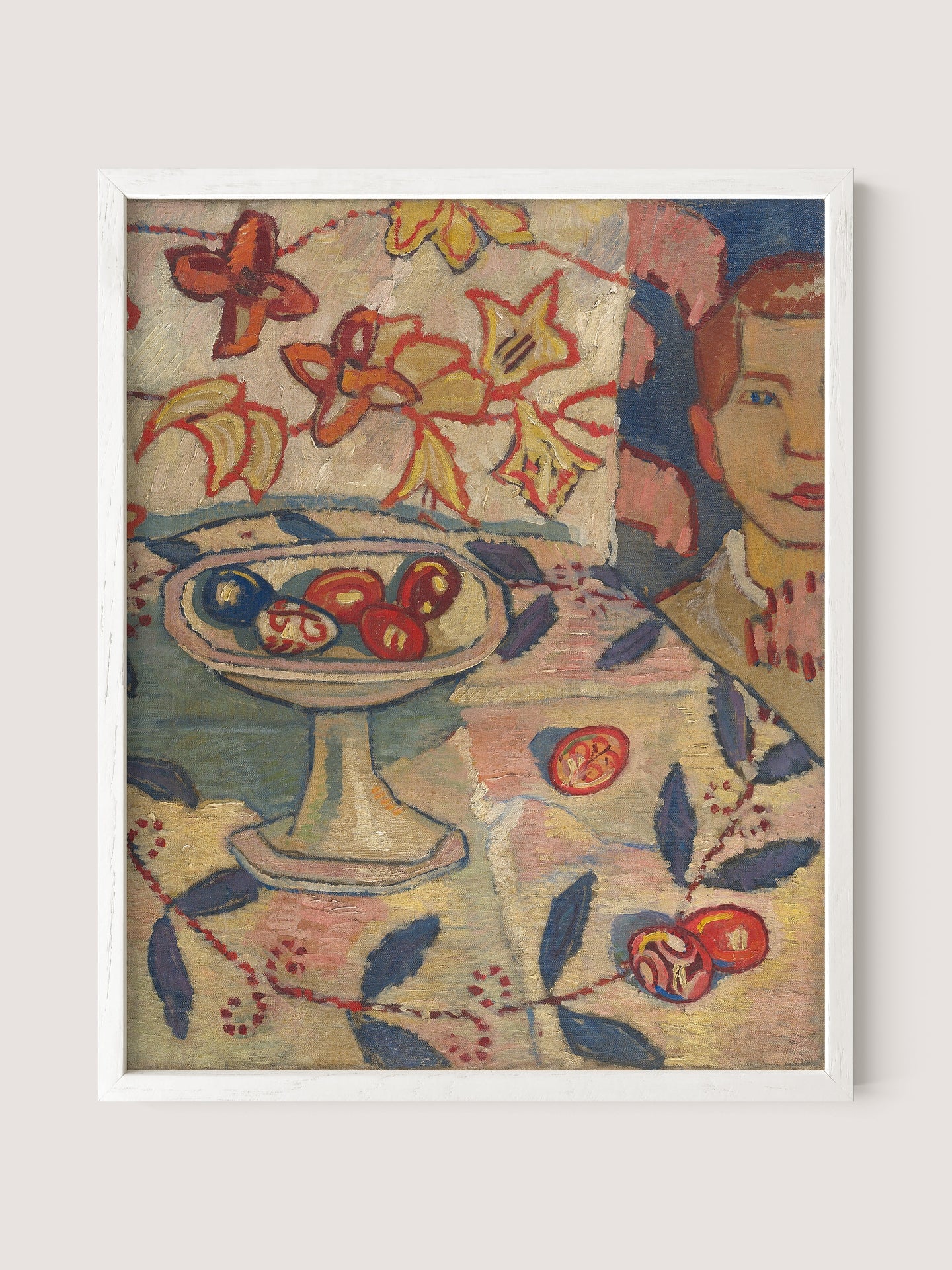 Still Life with Colored Eggs