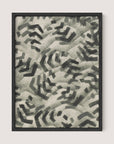 Schabloniertes Papier in Grey