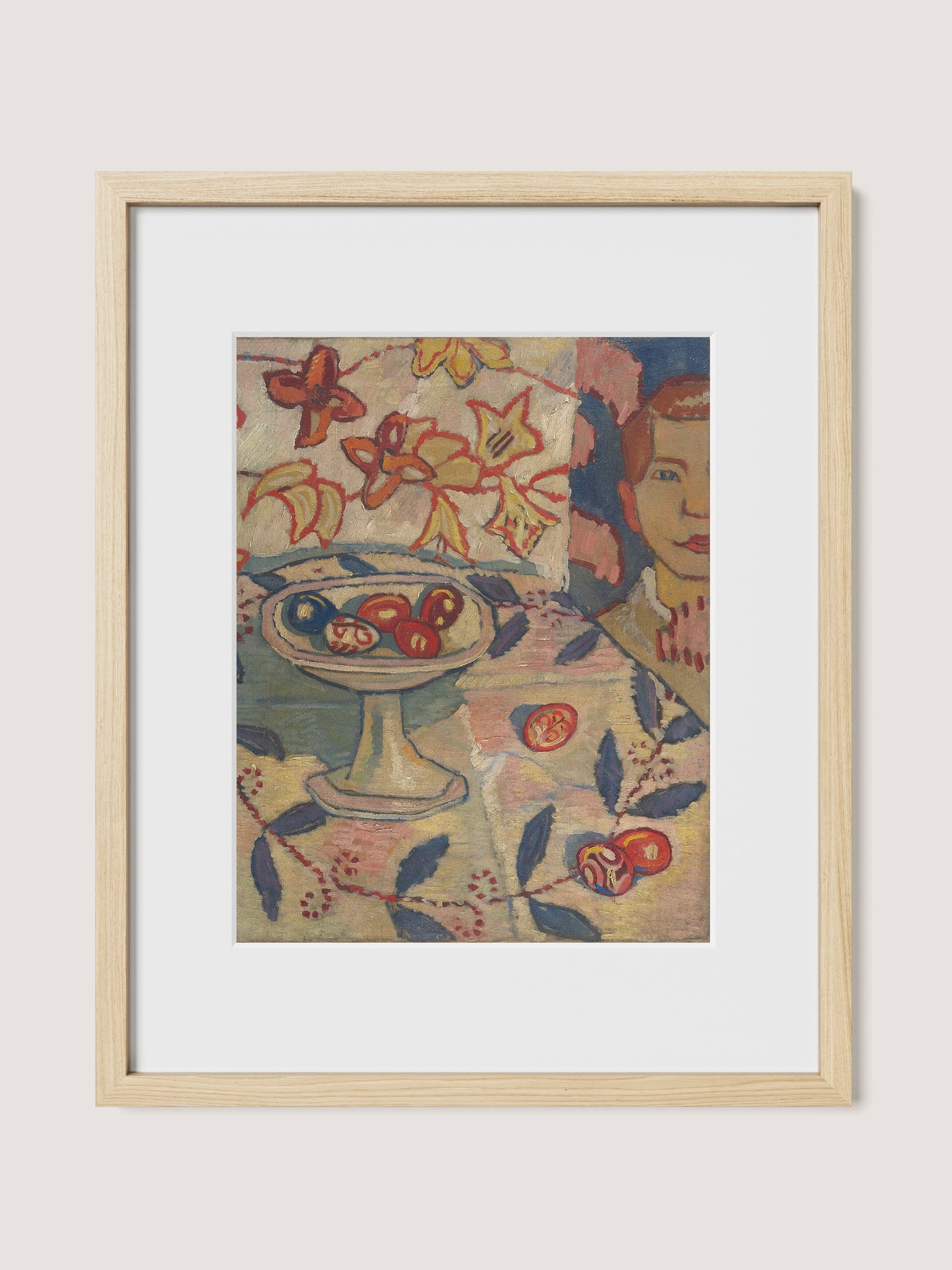 Still Life with Colored Eggs