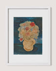 Jarred Flowers on Blue