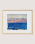Mountainous Sea at Sunset