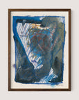 Abstract Ink & Pastel in Blue