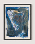 Abstract Ink & Pastel in Blue