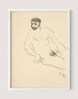 Seated Man, Study