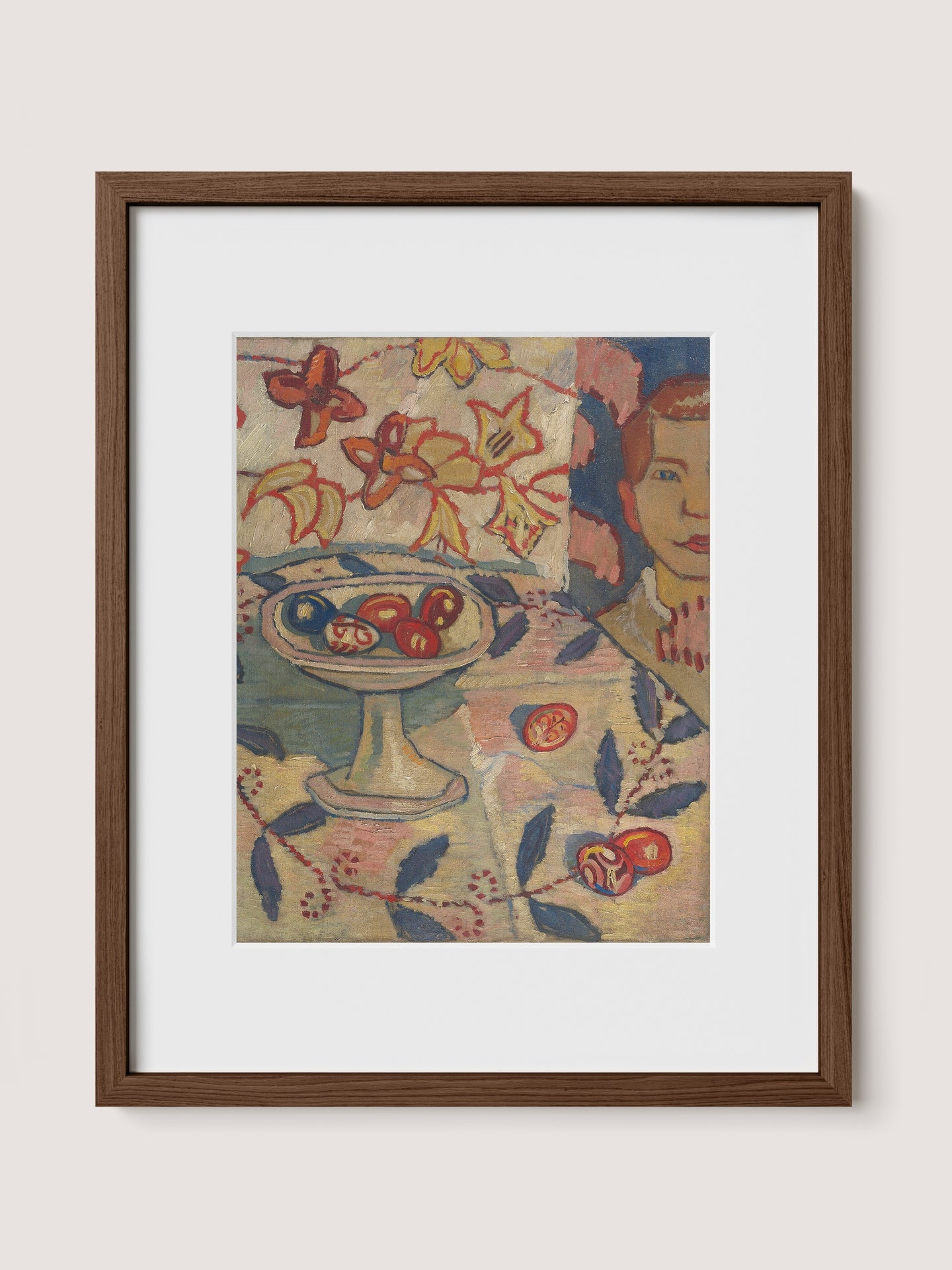 Still Life with Colored Eggs