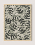 Schabloniertes Papier in Grey