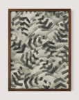 Schabloniertes Papier in Grey