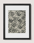 Schabloniertes Papier in Grey