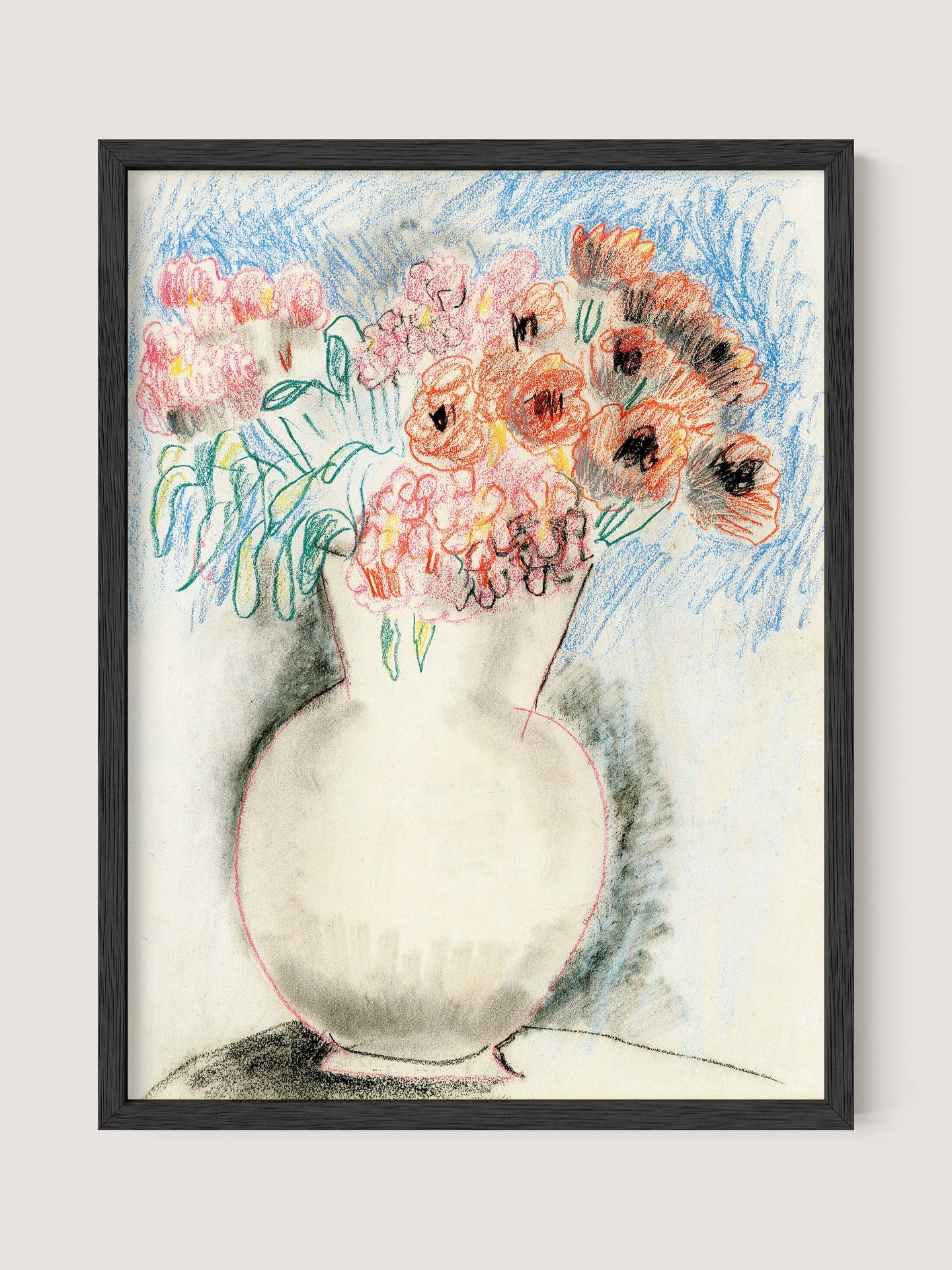 Pink Flowers in a Vase