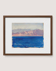 Mountainous Sea at Sunset
