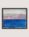 Mountainous Sea at Sunset
