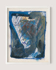 Abstract Ink & Pastel in Blue