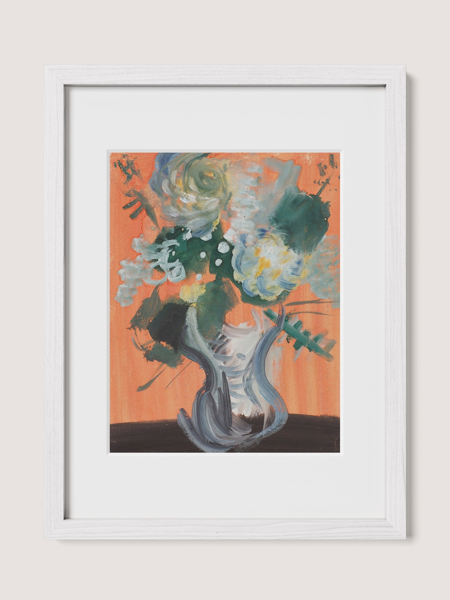 Orange Wall, Wild Blooms