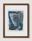 Abstract Ink & Pastel in Blue
