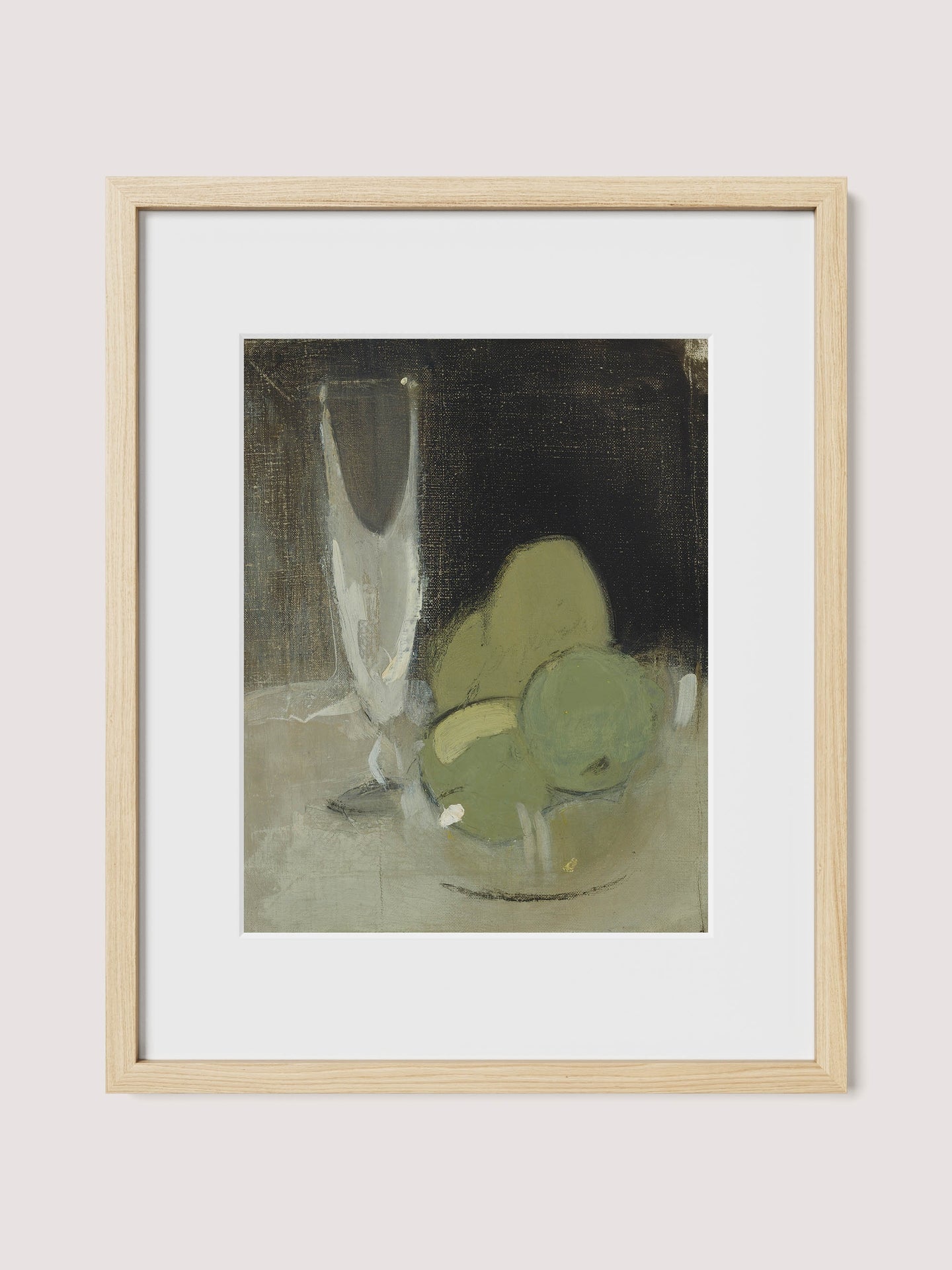 Green Apples And Champagne Glass