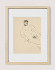 Seated Man, Study