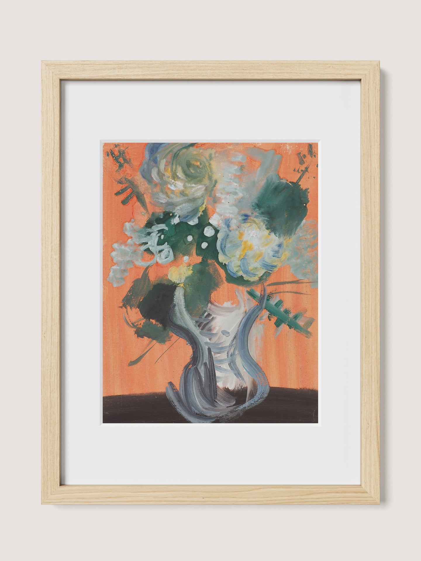 Orange Wall, Wild Blooms