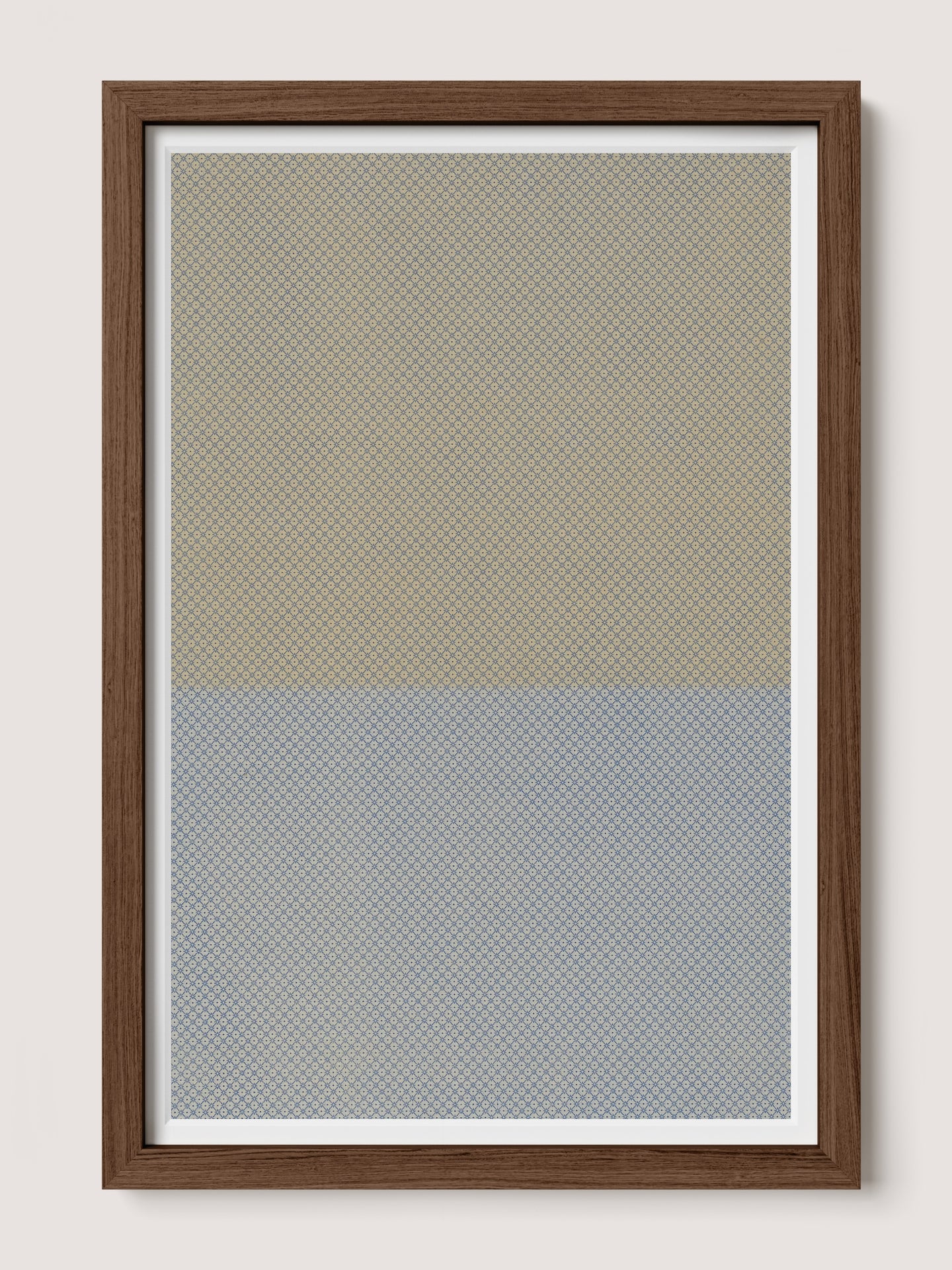 Squares in Toned Blue