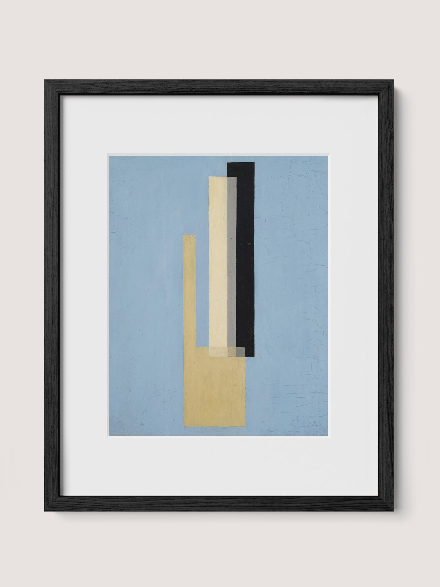 Abstract Construction on Blue