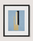 Abstract Construction on Blue