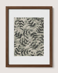 Schabloniertes Papier in Grey
