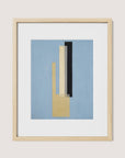 Abstract Construction on Blue