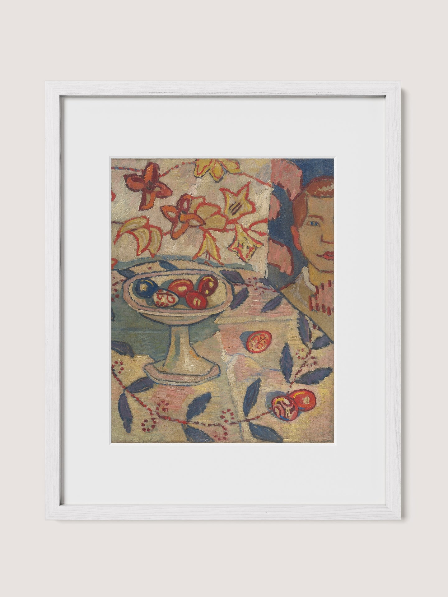 Still Life with Colored Eggs