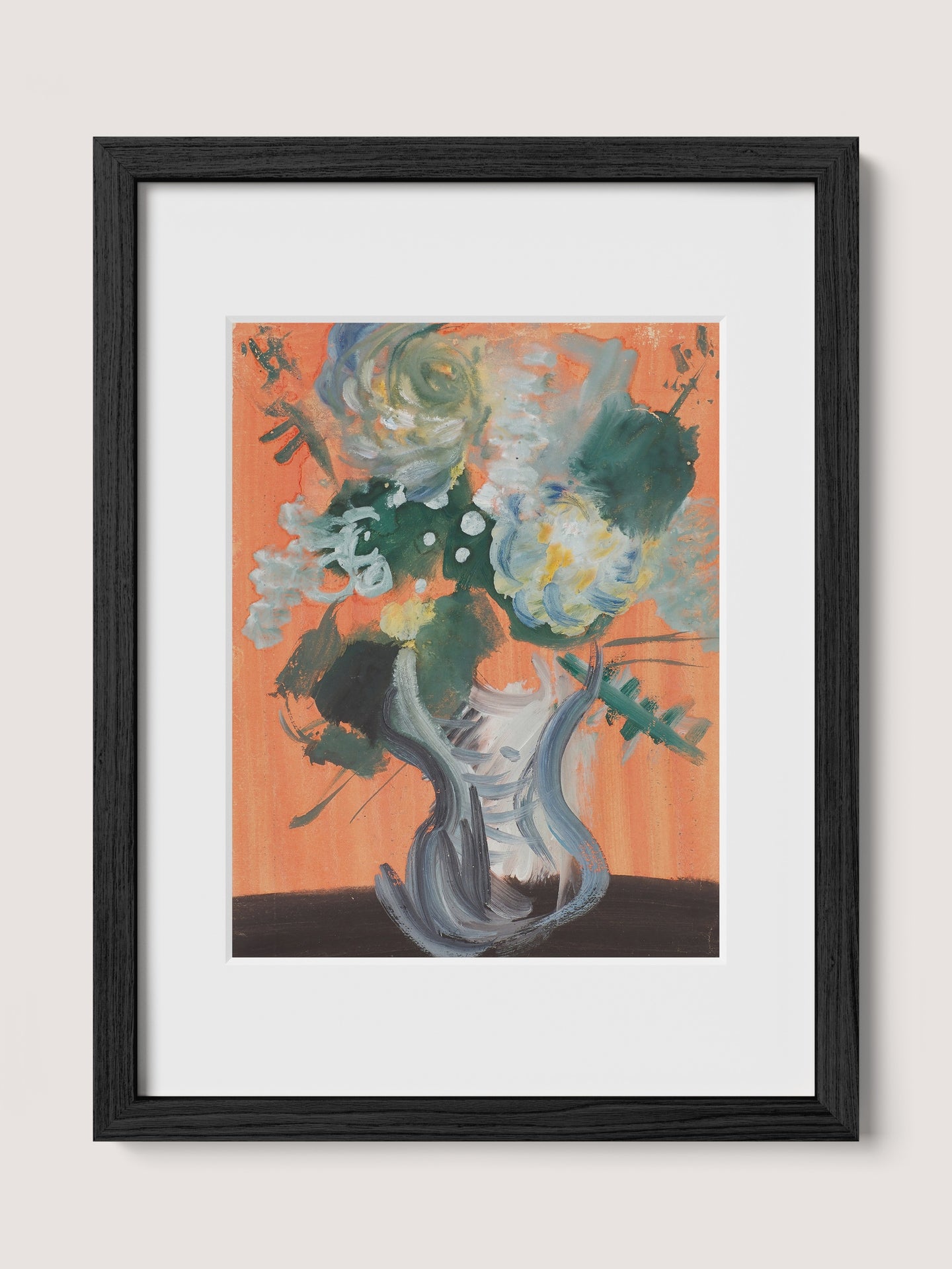 Orange Wall, Wild Blooms