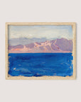 Mountainous Sea at Sunset