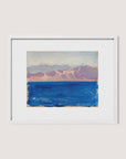 Mountainous Sea at Sunset