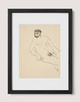 Seated Man, Study