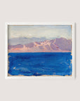 Mountainous Sea at Sunset