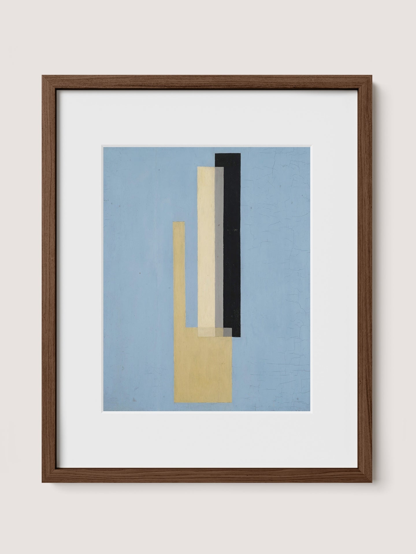 Abstract Construction on Blue