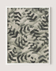 Schabloniertes Papier in Grey