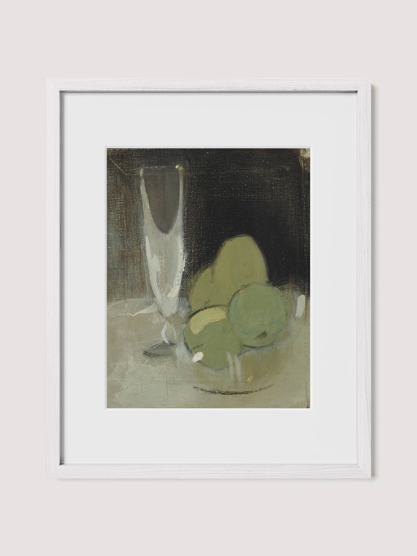 Green Apples And Champagne Glass