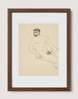 Seated Man, Study