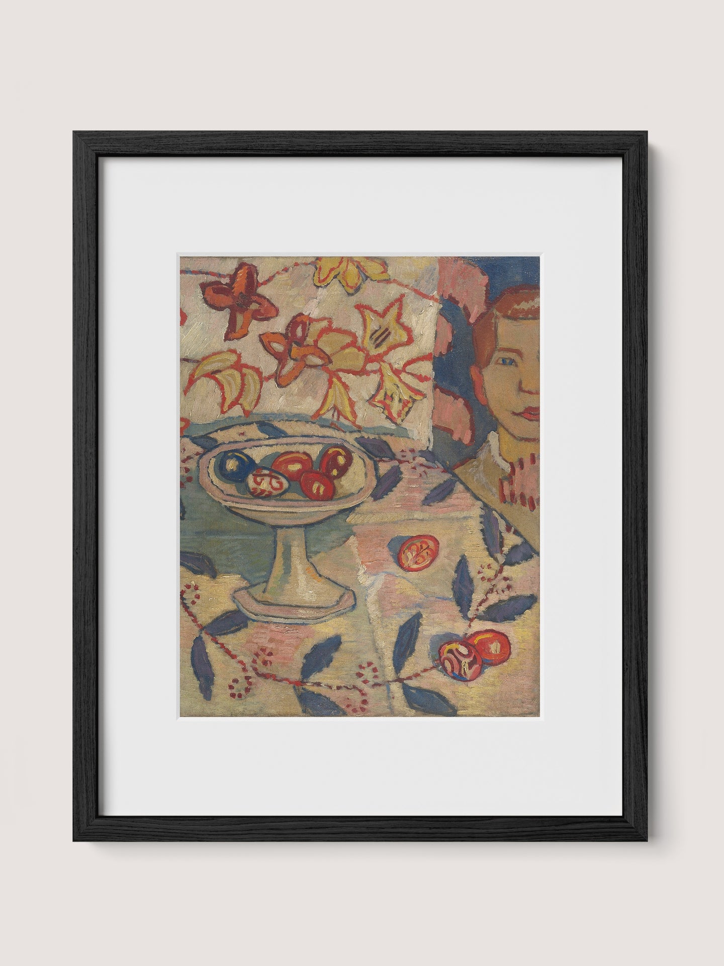 Still Life with Colored Eggs