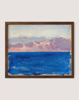 Mountainous Sea at Sunset