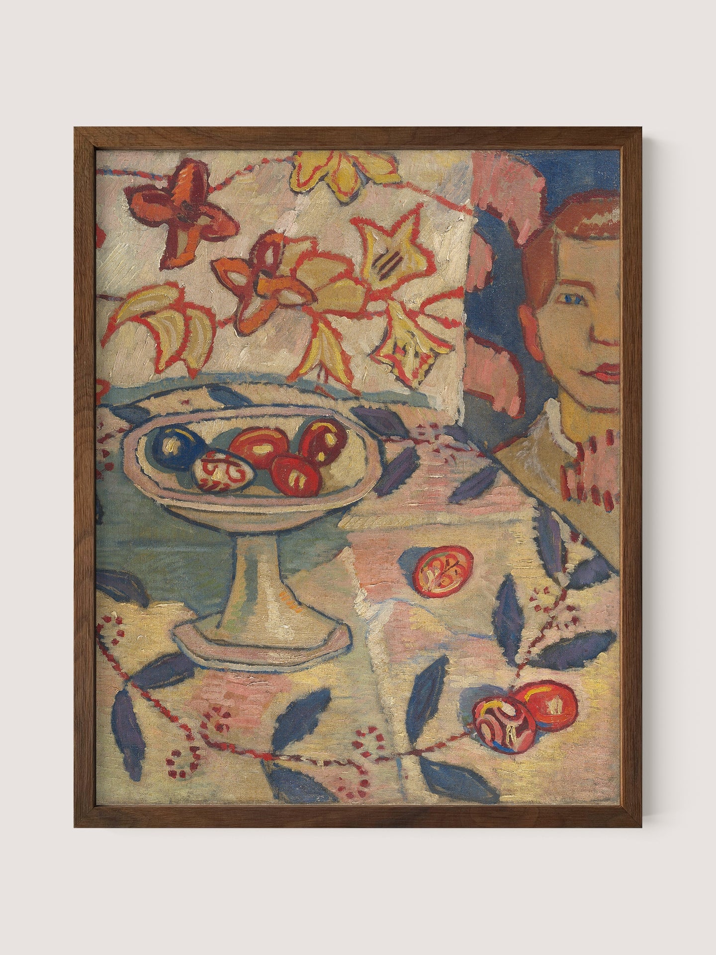 Still Life with Colored Eggs