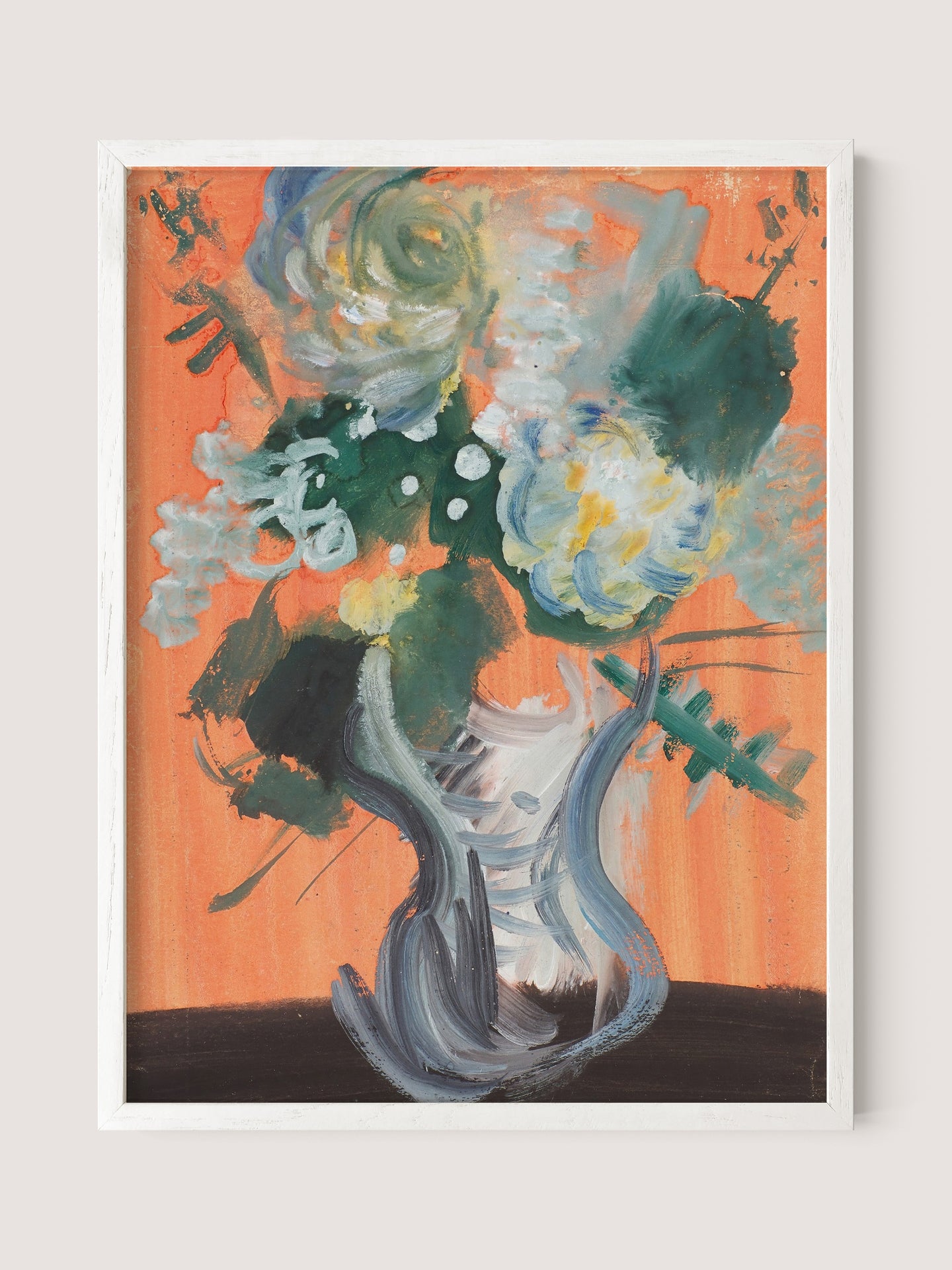 Orange Wall, Wild Blooms