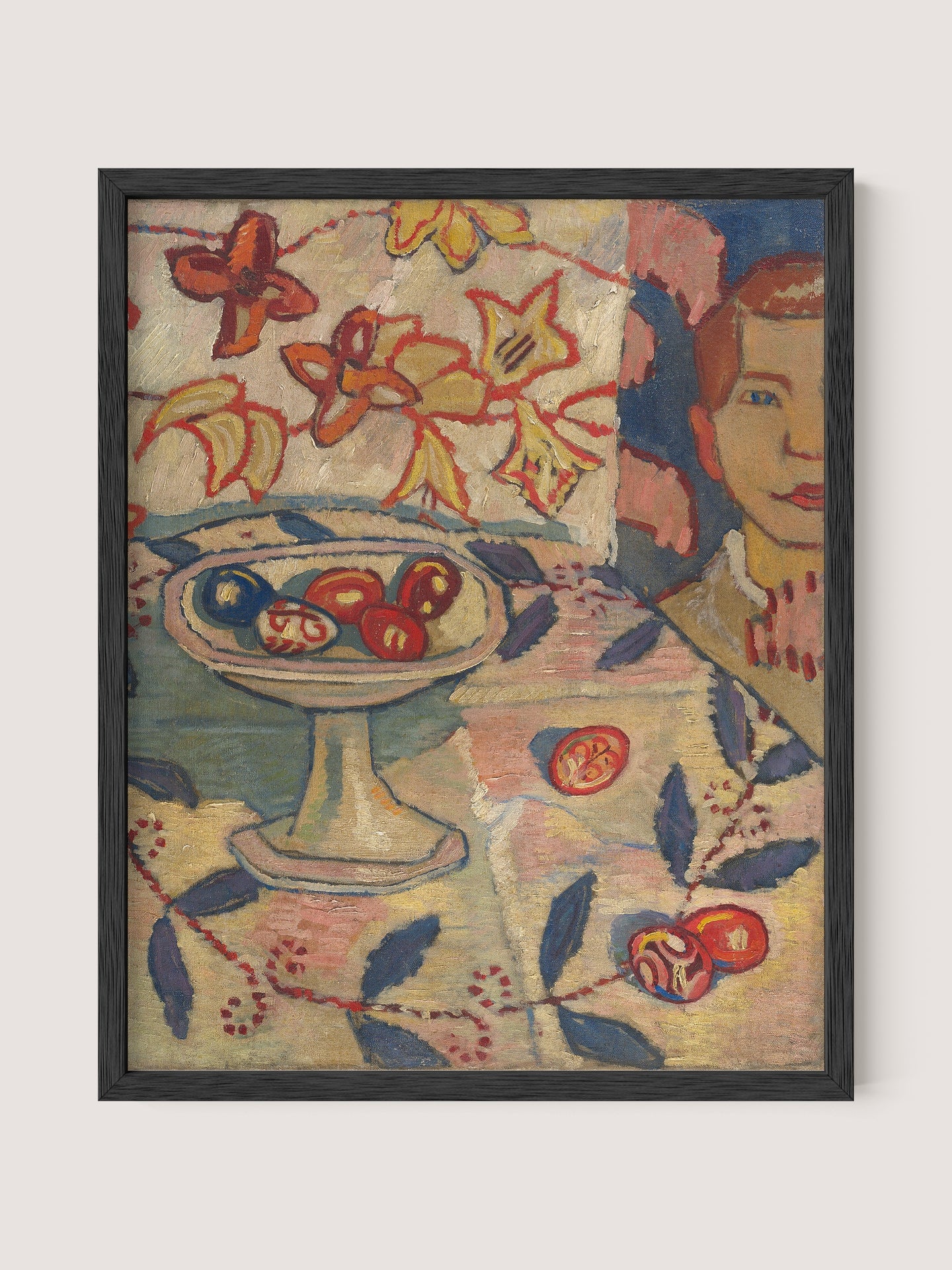 Still Life with Colored Eggs