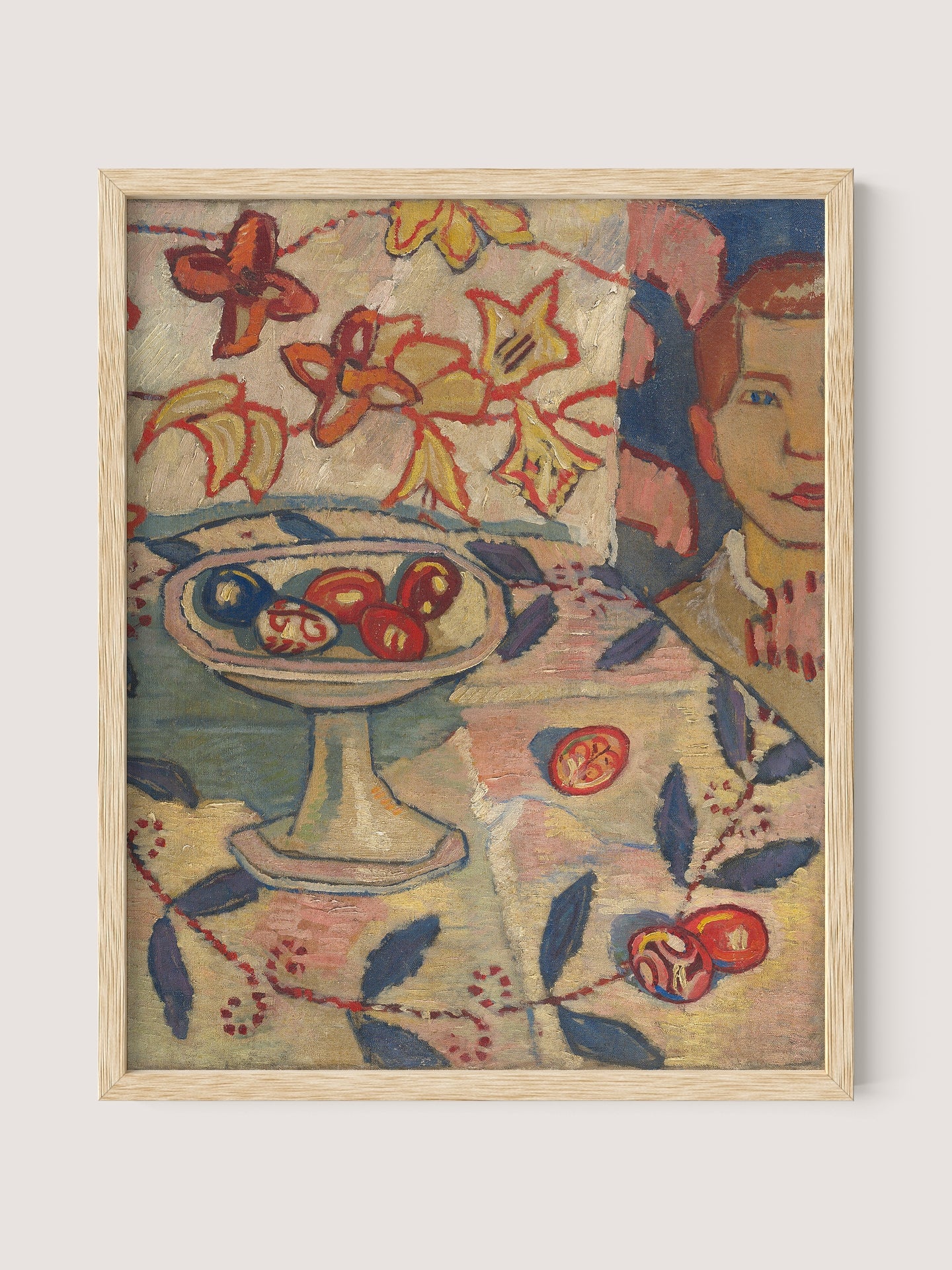 Still Life with Colored Eggs