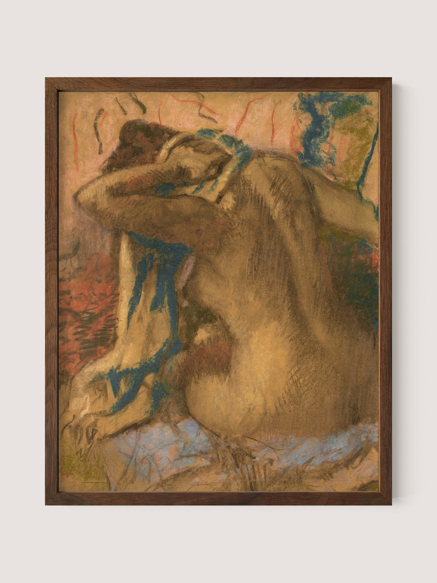 Woman Drying Her Hair