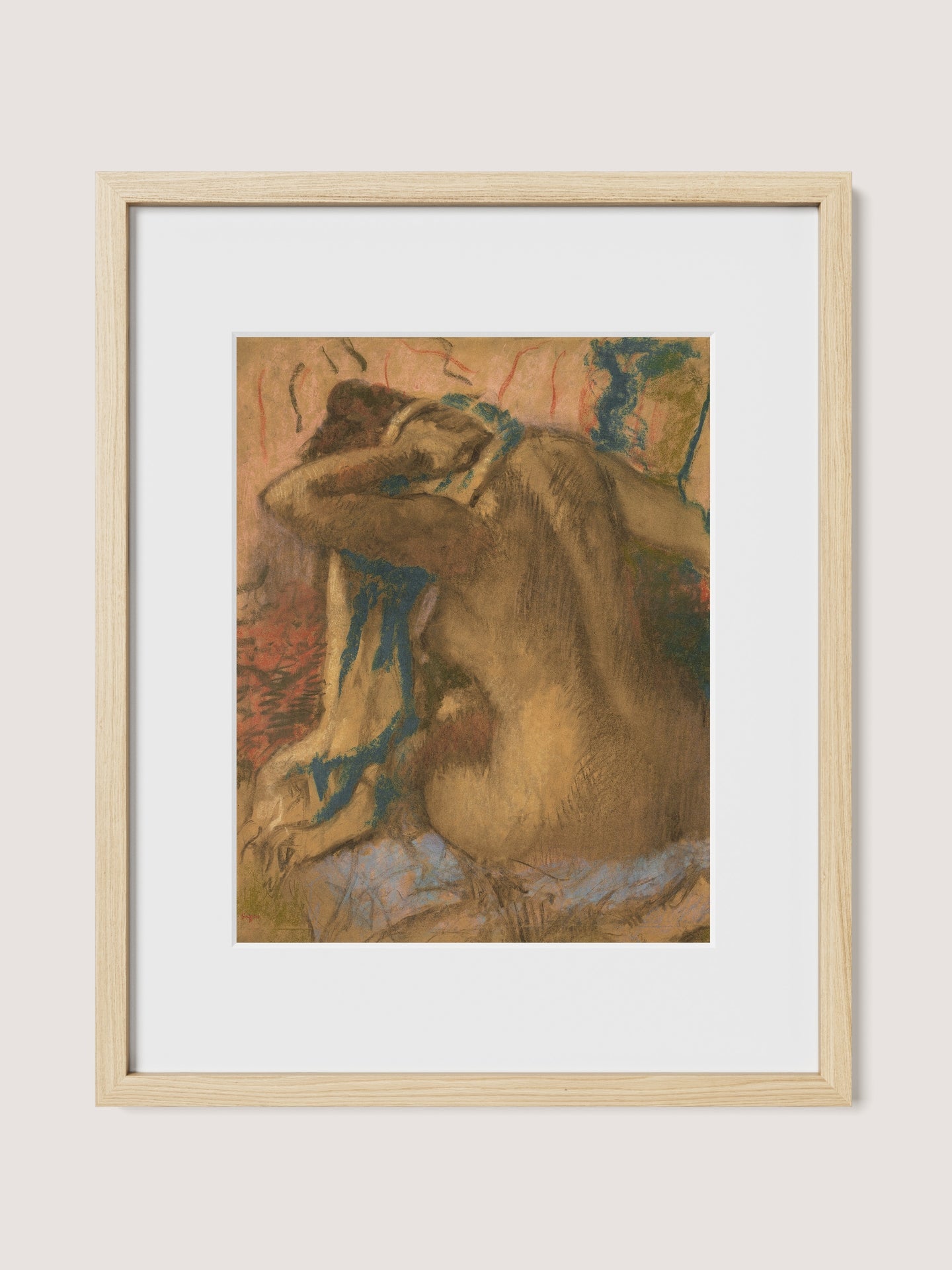 Woman Drying Her Hair