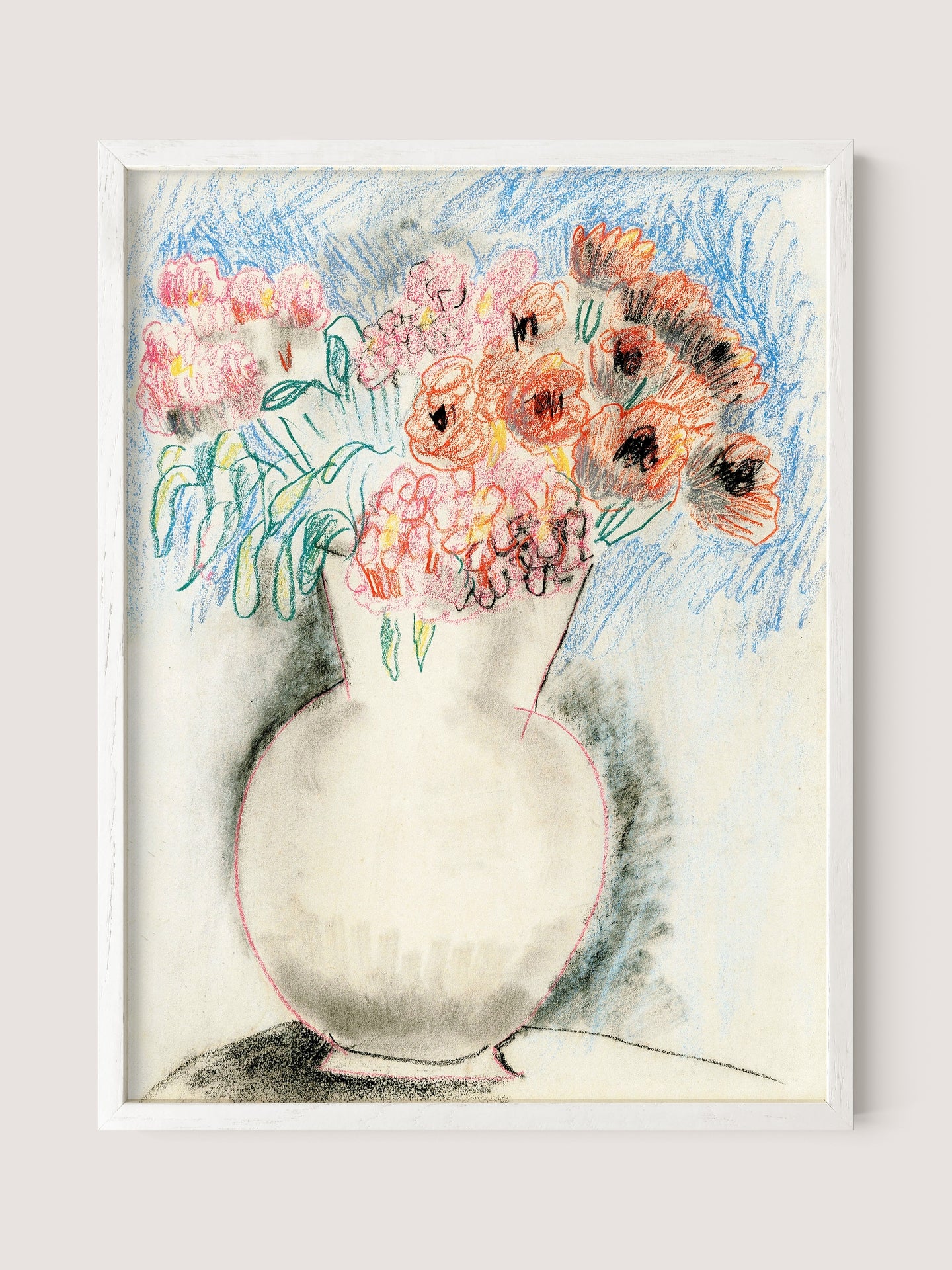 Pink Flowers in a Vase