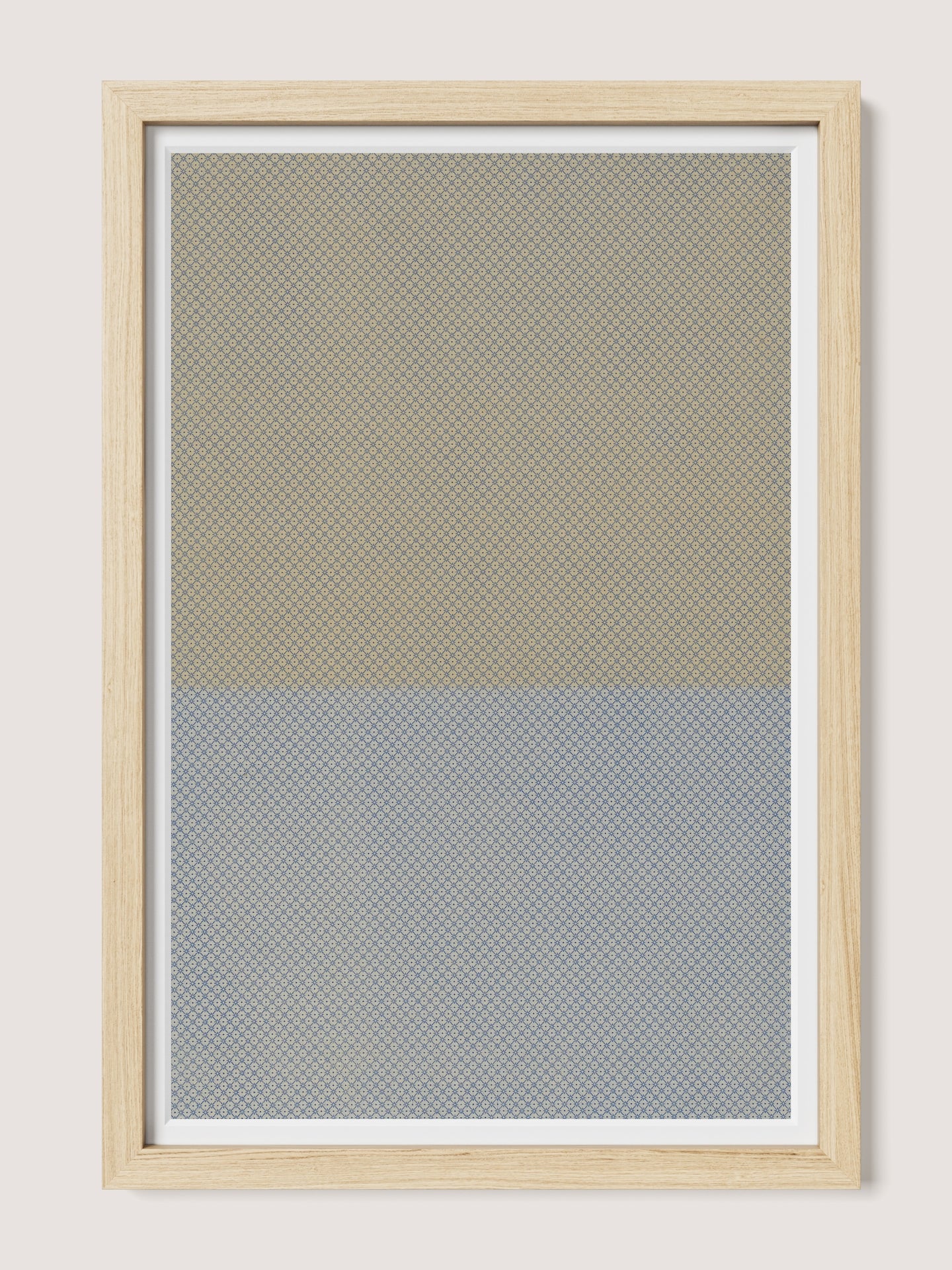 Squares in Toned Blue