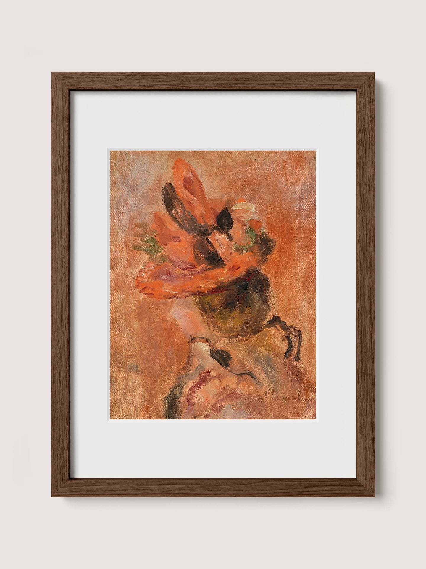 Woman’s Head with Red Hat