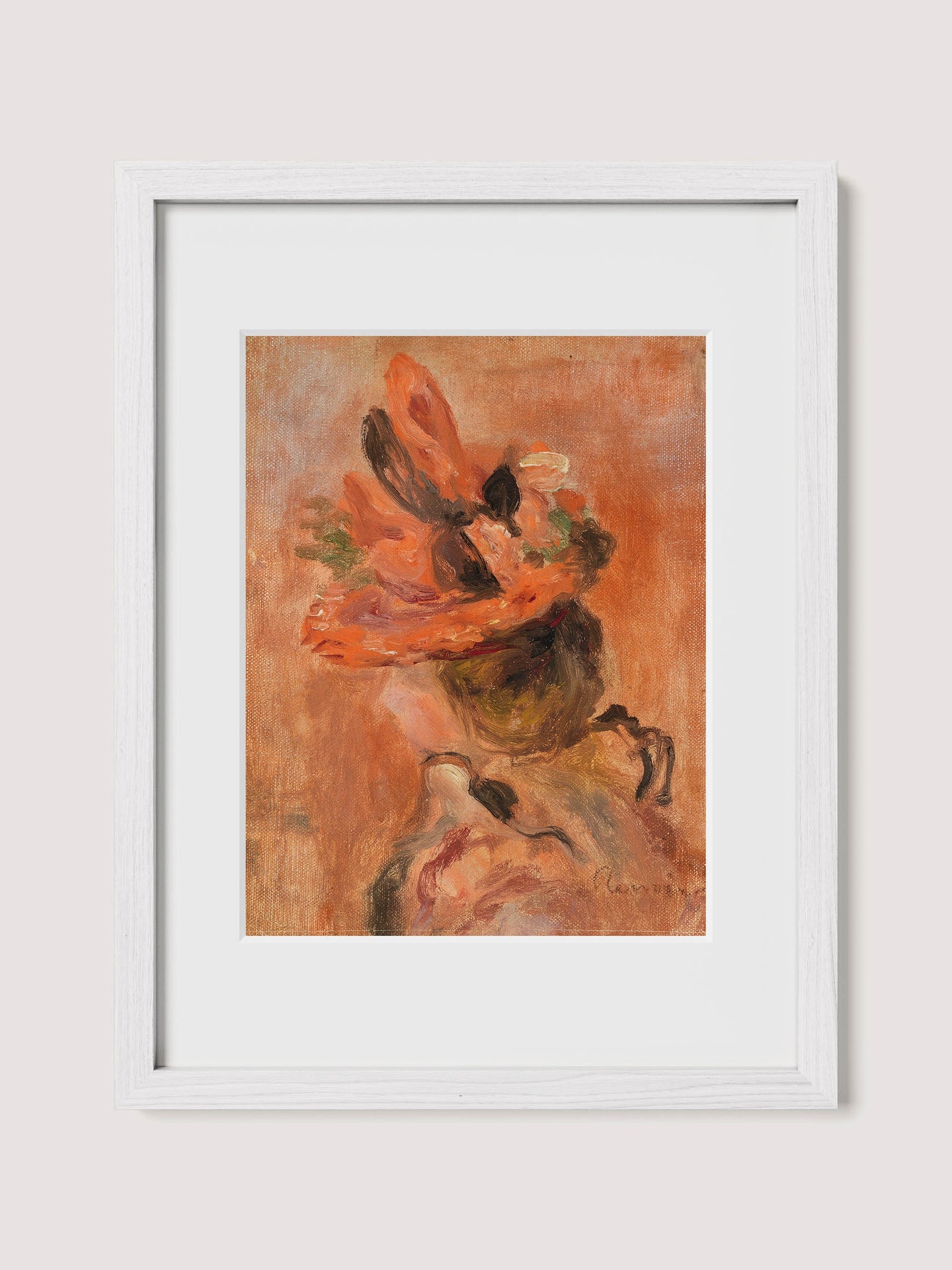 Woman’s Head with Red Hat