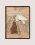 Product Data:
  Product Name: Magnolia Knot in Krug
  Color: Walnut Oak

Modified Sentence:
The "Magnolia Knot in Krug" is a framed abstract painting, predominantly featuring soft, muted hues. This expressionist piece showcases indistinct organic shapes with accents of white and yellow amidst shades of brown, beige, and muted green. The walnut oak frame complements various interior styles seamlessly.